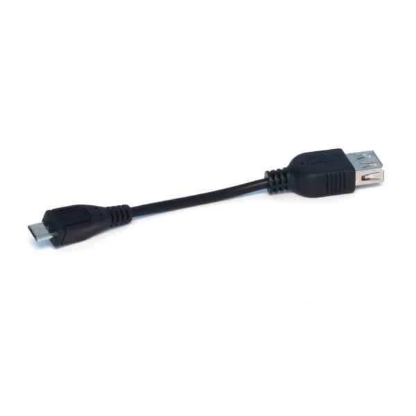 Digitalbox BASIC.LNK kabel USB 2.0 OTG, USB micro USB BM - USB AF 0.1m