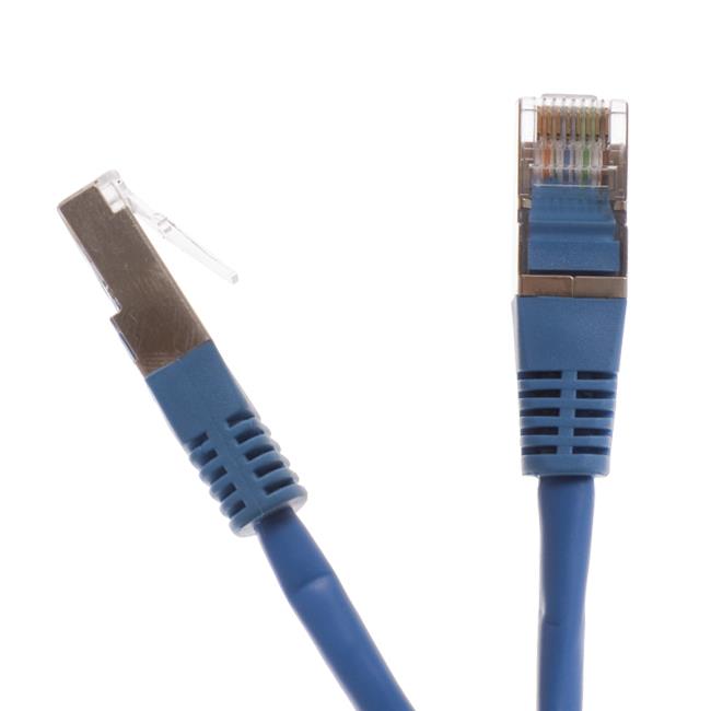Digitalbox START.LAN patch kabel FTP cat.5e pozlacenÃ½ 0.5m modrÃ½