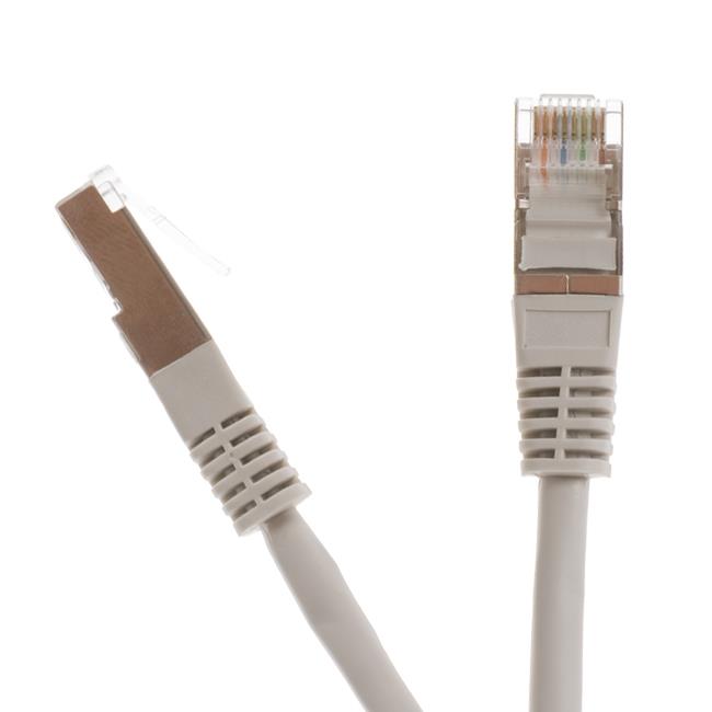 Digitalbox START.LAN patch kabel FTP cat.5e pozlacenÃ½ 3m Å¡edÃ½