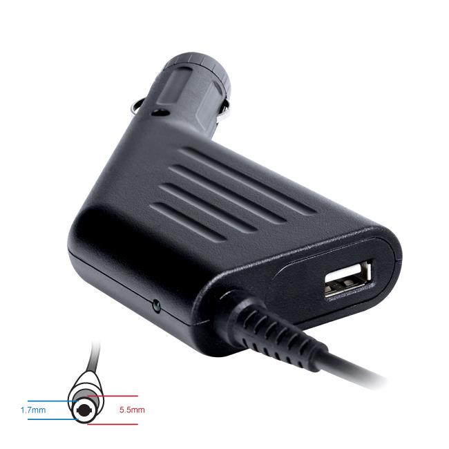 Digitalbox napÃ¡jecÃ­ adaptÃ©r do auta pro Acer 19V/3.42A 65W, (5.5x1.7) USB