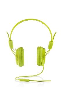 Modecom sluchÃ¡tka MC-400 FRUITY GREEN mikrofon a ovlÃ¡dÃ¡nÃ­ hlasitosti na kabelu