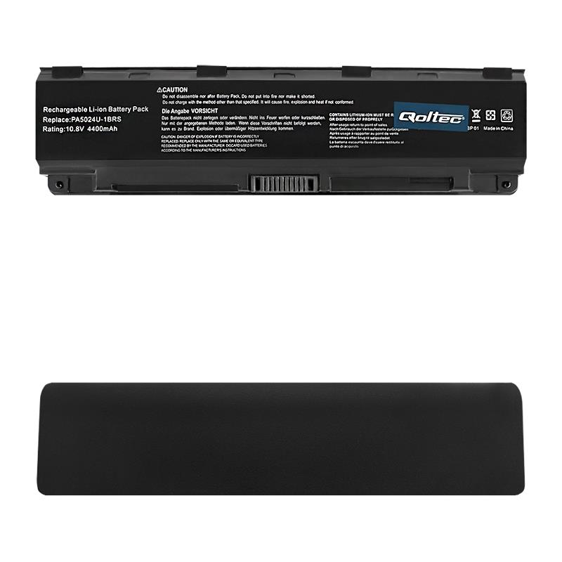 Qoltec Long Life baterie pro notebooky Toshiba C50D C55, 11.1 V | 4400 mAh