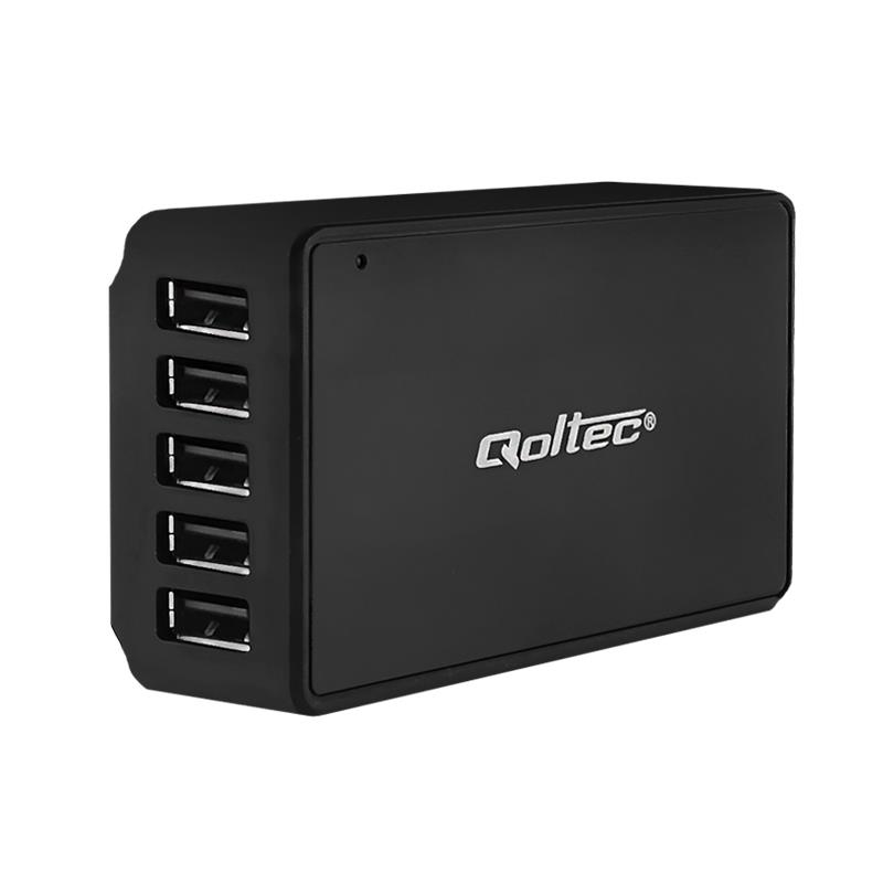 Qoltec 5 port USB Charger | 5 x USB | max 8A
