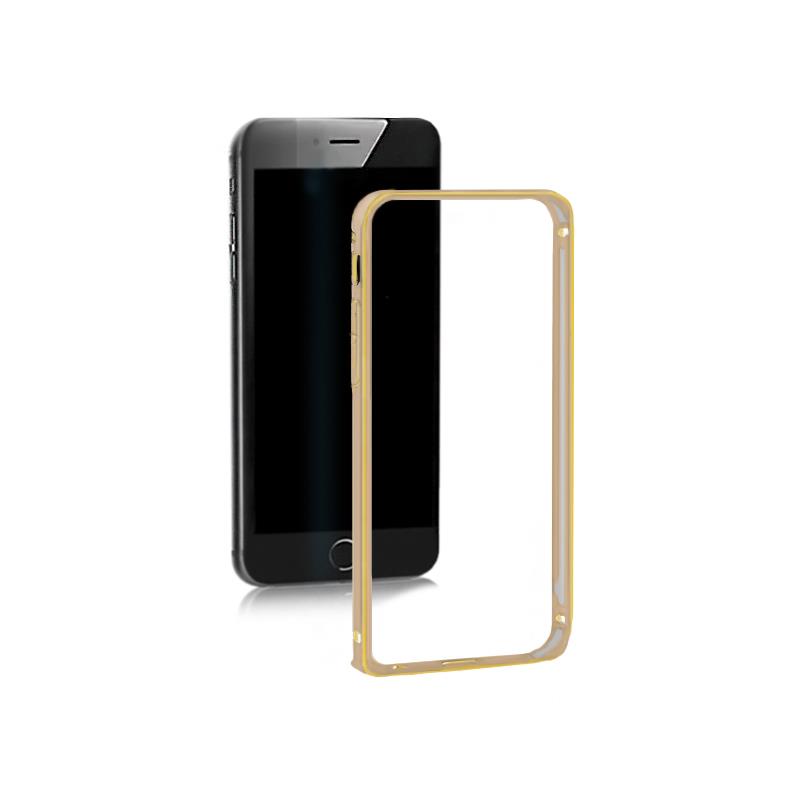 Qoltec Aluminum case for Samsung Galaxy S6 | gold