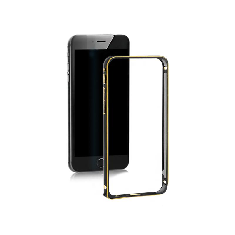 Qoltec Aluminum case for Samsung Galaxy S6 edge plus | black