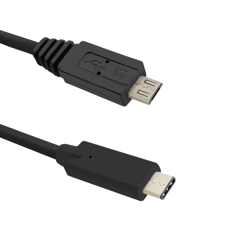 Qoltec Cable USB 3.1 typC Male / MicroUSB 2.0 A Male | 1,0m