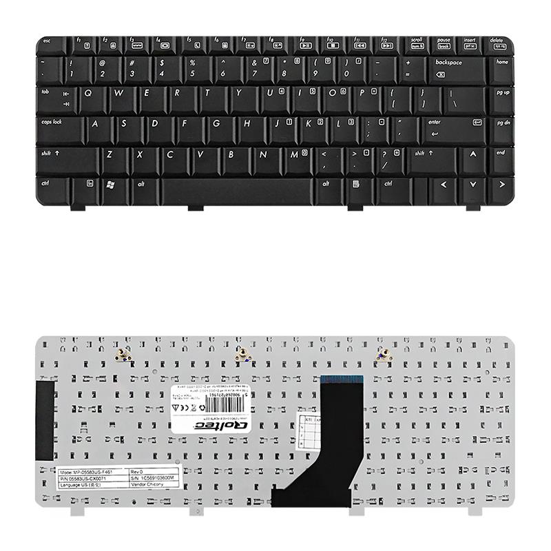 Qoltec Notebook Keyboard F HP DV2000 V3000 black