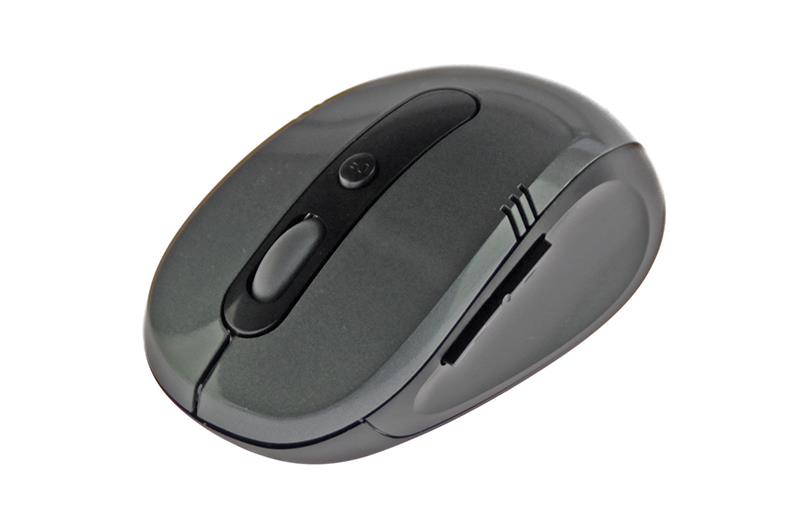 OPTIX - Wireless optical mouse, 1600 cpi, 5 buttons, color black