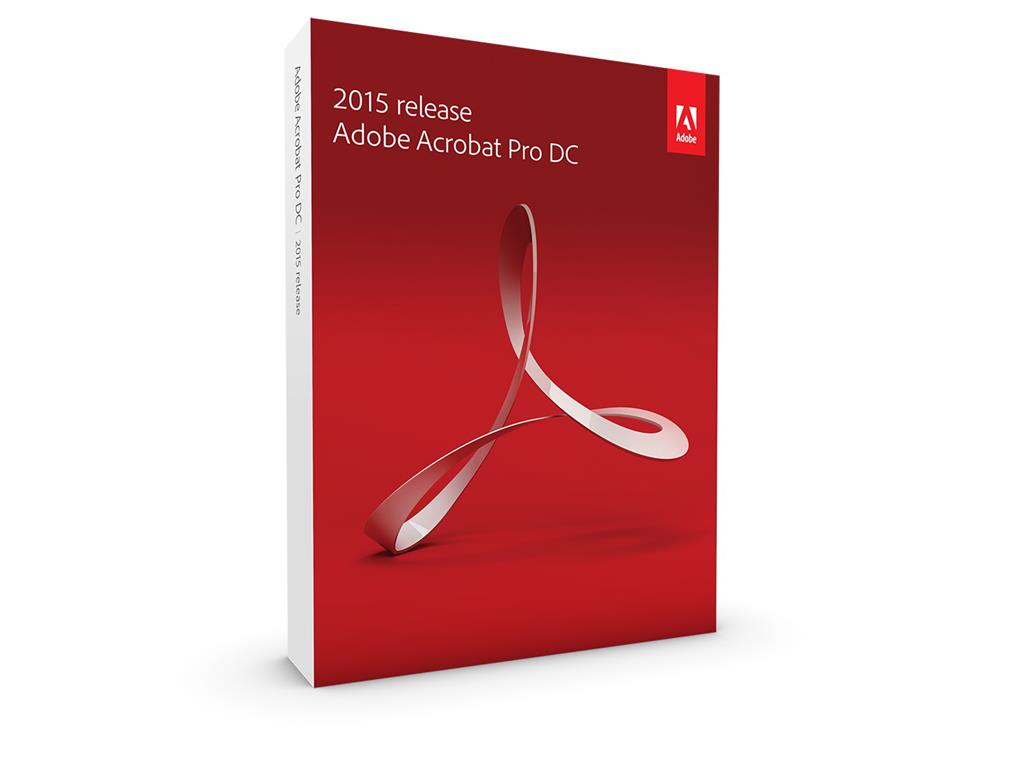 Adobe Acrobat Pro DC v2015, Win, EU English, Retail, 1 User