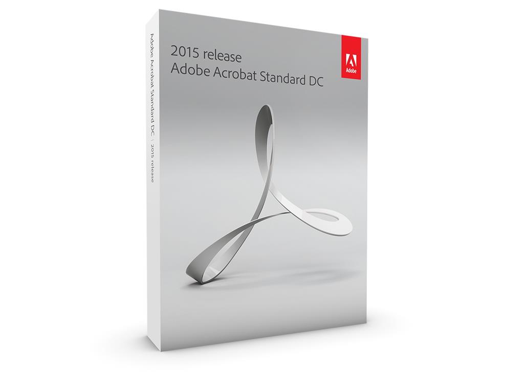 Adobe Acrobat Standard DC v2015, Win, EU English, Retail, 1 User