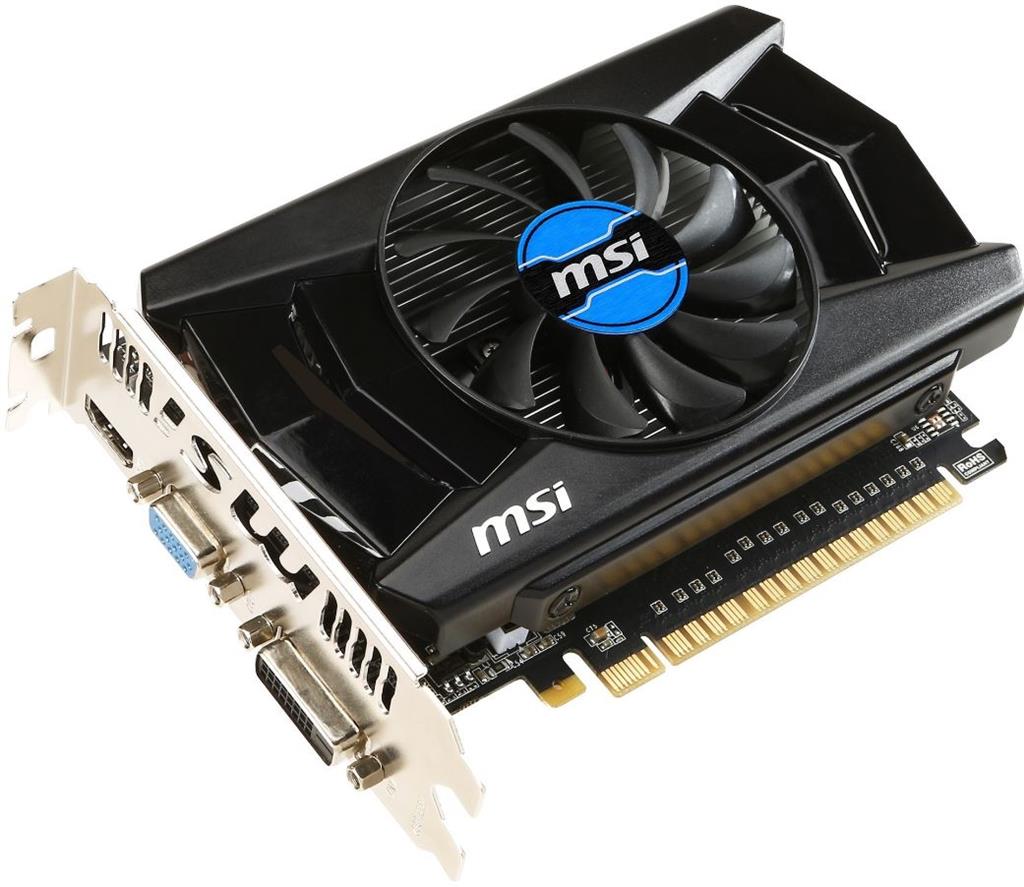 MSI GeForce GTX 750 Ti OC V1, 2GB GDDR5 (128 Bit), HDMI, DL-DVI-D, D-Sub