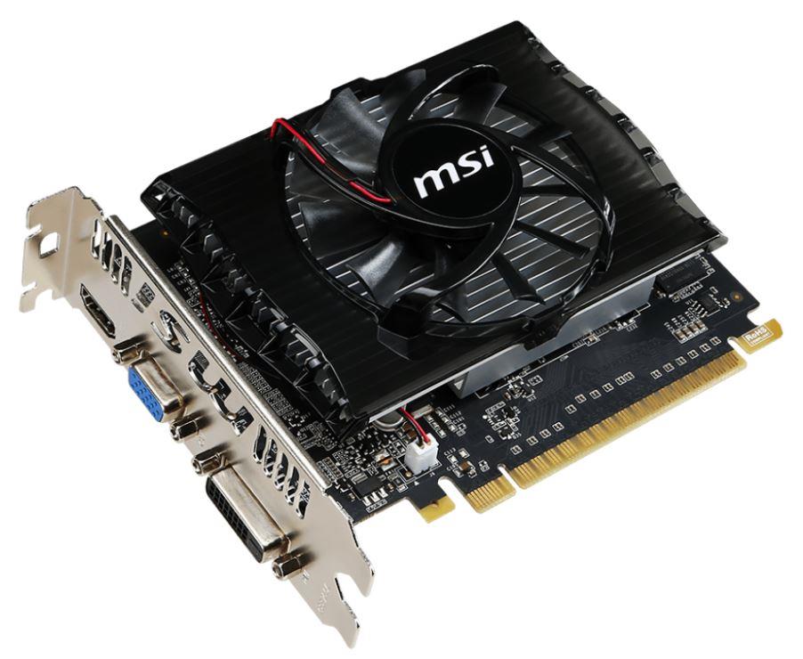 MSI GeForce GT 730 V2, 2GB GDDR3 (128 Bit), HDMI, DVI, D-Sub