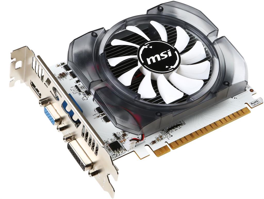 MSI GeForce GT 730 V2, 4GB DDR3 (128 Bit), HDMI, DVI, D-Sub