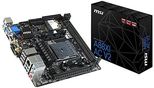 MSI A88XI AC V2, A88X, DualDDR3-2133, SATA3, HDMI, DVI, D-Sub, mITX