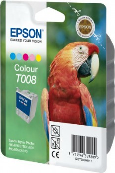 Inkoust Epson T008 color | Stylus Photo 790/870/875DC/890/895/915