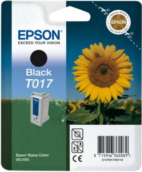 Inkoust Epson T017 black | Stylus Color 680/685