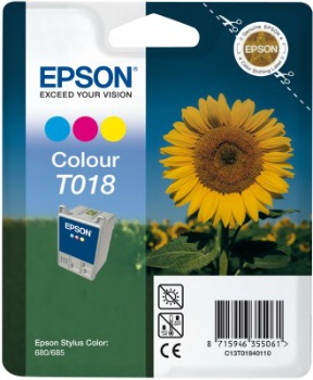Inkoust Epson T018 color | Stylus Color 680/685