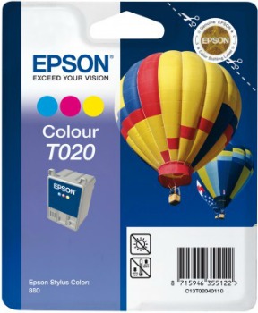 Inkoust Epson T020 color | Stylus Color 880