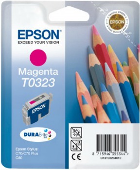 Inkoust Epson T0323 magenta [ Stylus C70, Stylus C80 ]
