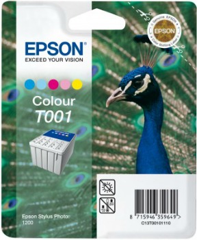 Inkoust Epson T001 color | Stylus Photo 1200