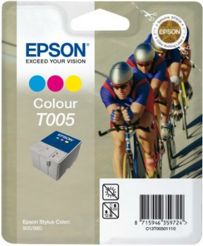 Inkoust Epson T005 color | Stylus Color 900/980