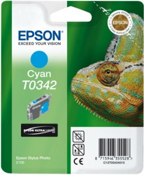 Inkoust Epson T0342 cyan | Stylus Photo 2100/2100 Colour Management Edition