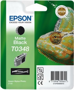 Inkoust Epson T0348 matte black | Stylus Photo 2100/2100 Colour Management Editi