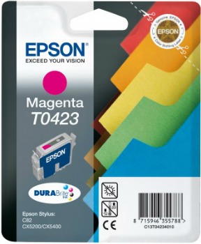 Inkoust Epson T0423 magenta | Stylus C82/82N,CX5200/5400