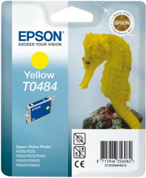 Inkoust Epson T0484 yellow | Stylus Photo R200/220/300/320/340,RX500/600/640