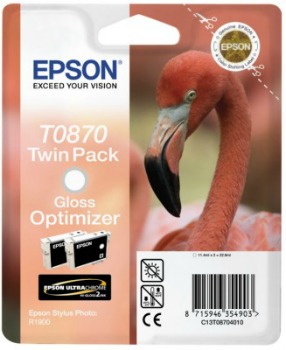 Inkoust Epson T0870 gloss optimizer Retail Pack BLISTER | Stylus Photo R1900