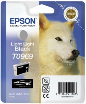 Inkoust Epson T0969 light light black UltraChrome K3 | Stylus Photo R2880
