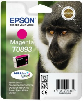 Inkoust Epson T0893 magenta DURABrite | 3.5ml | Stylus S20/SX100/SX105/SX200/SX2
