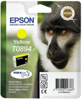 Inkoust Epson T0894 yellow DURABrite | 3.5ml | Stylus S20/SX100/SX105/SX200/SX20