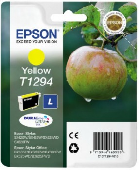 Inkoust Epson T1294 yellow | Stylus SX425W/SX525WD/BX305F/BX320FW/BX625FWD