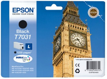 Inkoust Epson T703 black L | WP4000/4500