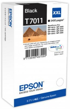 Inkoust Epson T701 black XXL | WP4000/4500