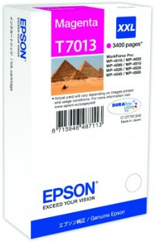 Inkoust Epson T701 magenta XXL | 3400str | WP4000/4500
