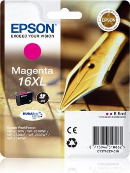 Inkoust Epson T1633 XL magenta DURABrite | 6,5 ml | WF-2010/25x0