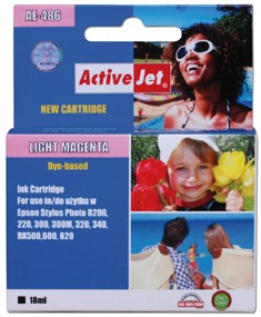 Inkoust ActiveJet AE-486 | Light magenta | 18 ml | Chip | Epson T0486