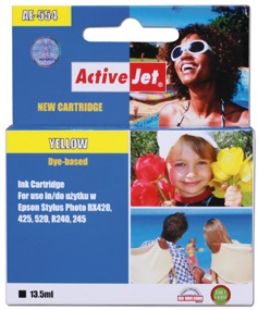 Inkoust ActiveJet AE-554 | Yellow | 13,5 ml | Chip | Epson T0554