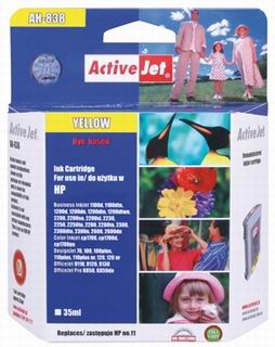 Inkoust ActiveJet AH-838 | Yellow | 35 ml | Refill | HP C4838A