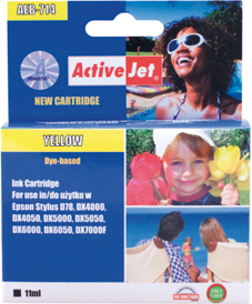 Inkoust ActiveJet AEB-714 | Yellow | 15 ml | Chip | Epson T0714