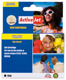 Inkoust ActiveJet AE-804 | Yellow | 13,5 ml | Chip | Epson T0804