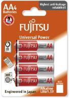 Fujitsu Alkaline Universal Power LR6/AA, 4 ks, Blister