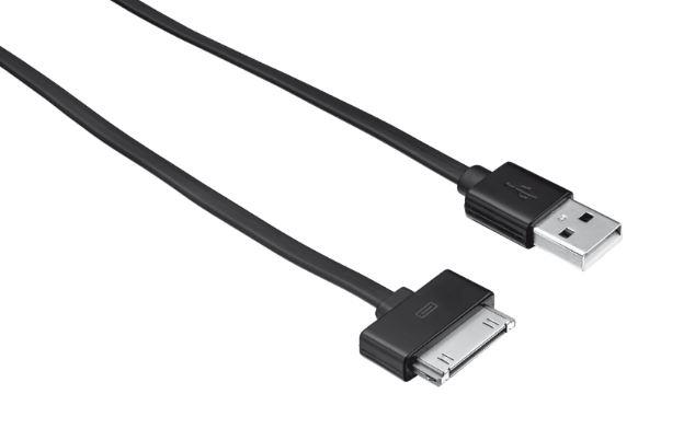 30-pin Flat Cable 1m - black