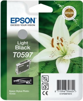 Inkoust Epson T0597 light black | Stylus Photo R2400