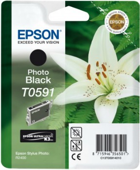 Inkoust Epson T0591 photo black | Stylus Photo R2400