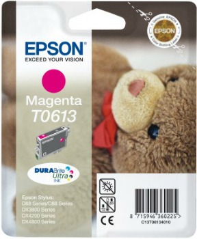 Inkoust Epson T0613 magenta DURABrite | Stylus D68 Photo Edition/88/88 Plus,DX38