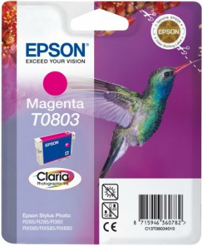 Inkoust Epson T0803 magenta | Stylus Photo R265/285/360,RX560/585/685