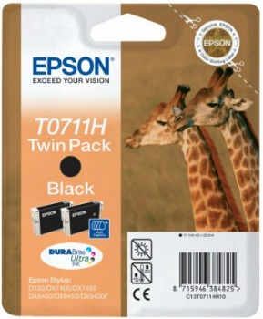 Inkoust Epson T0711 black Doublepack DURABrite | Stylus D120/120 Network Edition
